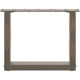  Noge za stolić U-oblika 2 kom Prirodni čelik 40x(30-31)cm čelik | shoptok.hr