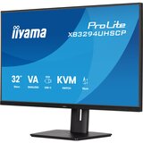 Iiyama ProLite XB3294UHSCP-B1 31.5" UHD ravni VA Panel, 60Hz, 3840x2160 16:9, 2ms (GtG), USB-C (DP,PD 95W), KVM | shoptok.hr