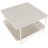 MOME Kremno bela kovinska klubska mizica 70x73 cm Beatrix – | Shoptok.si