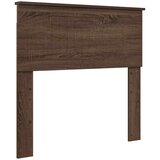  Okvir za krevet s uzglavljem Smeđi hrast 90 x 200 cm | shoptok.hr