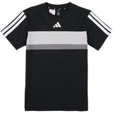 Adidas Majice s kratkimi rokavi Seasonal Essentials Tiberio 3-Stripes T-Shirt Kids Črna | Shoptok.si