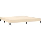  S oprugama i madracem krem 200 x 200 cm od tkanine | shoptok.hr