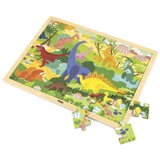 Viga 44584 puzzle na podlošku, 48 dijelova - učenje o dinosaurima | shoptok.hr