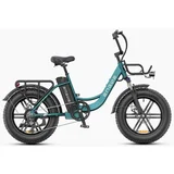 L20 boost step-thru električno kolo, 250 w, 48 v 13 ah baterija, power-boost senzor navora fat tires e-bike - zeleno, (21341470)