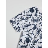 Sinsay Pamučna majica s morskim motivom | shoptok.hr