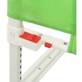 vidaXL Sigurnosna ograda za dječji krevet zelena 90 x 25 cm od tkanine Cijene