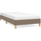  Za krevet smeđesivi 80x200 cm od tkanine | shoptok.hr