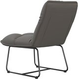  Stolica za opuštanje s metalnim okvirom svjetlosiva baršunasta | shoptok.hr