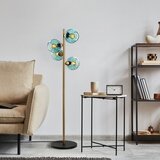 Opviq Podna lampa Benek-15-14542, 36x36x135 cm, IP20, Zlatno-plava boja | ePonuda.com
