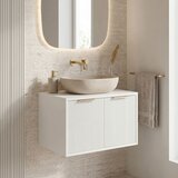 Rea Kopalniška omarica pod umivalnikom Core 60cm White Cene