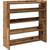 Maison Chic Regal za čevlje - Polica za čevlje starinski les 80x25x81 cm inženirski les, (21777405) Cene