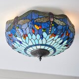 Endon 70722 - plafonsko svetlo tiffany dragonfly 2xE27/60W/230V prečnik 41 cm | Eponuda.com