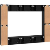  Set TV komoda 10 pcs Crni hrast Srednja 30.5 x 30 x 90 cm | shoptok.hr