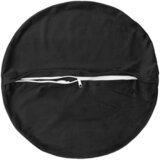  Presvlaka za jastuk 6 pcs HEERLEN Crna Ø 30 cm Baršun | shoptok.hr