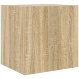  Zidni TV ormarić s LED svjetlima boja hrasta 40,5 x 35 x 40 cm | shoptok.hr