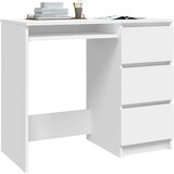  Pisalna miza bela 90x45x76 cm iverna plošča, (20608920) | Shoptok.si