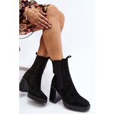 Boto Women's platform and heel ankle boots in beige Stelares | Eponuda.ba