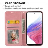 INORCO Ovitek za telefon za Samsung Galaxy A24 4G, ovitek za telefon s stojalom iz PU usnja, vtisnjen vzorec denarnice, telečja tekstura, (22033466) | Shoptok.si