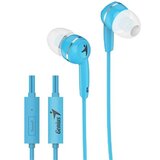 Genius slušalice HS-M320 plave 3.5mm, 1.1m, 88 dB, in-ear,20 Hz - 20 K Hz, mikrofon Cijene