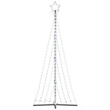 vidaXL Lučke za novoletno jelko 447 LED diod hladno bele 249 cm | Shoptok.si