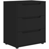  Komoda VISNES crna 60x40x73 cm izrađeno drvo | shoptok.hr