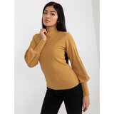 RUE PARIS Blouse-RV-BZ-5223.15-light camel | Shoptok.si