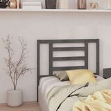  Uzglavlje za krevet sivo 96 x 4 x 100 cm od masivne borovine | shoptok.hr