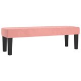  s oprugama i madracem ružičasti 140x190 cm baršunasti | shoptok.hr