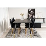 Venture Home Dipp pravokutni blagovaonski stol 180 &amp;times; 90 cm, crni Slike