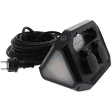 Kabal produžni 15m 4-izlaza IP44 sa led svjetlom GES-327