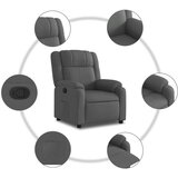  Naslonjač od tkanine tamnosivi | shoptok.hr