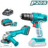 Total Akumulatorska kutna brusilica 20V/9000rpm/P20S (Bez baterije) (TAGLI20157) | shoptok.hr