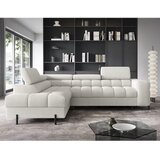 ELTAP Kremno bela raztegljiva/s prostorom za shranjevanje kotna sedežna garnitura iz šenilje (levi kot/v obliki črke L) Ferucce – | Shoptok.si