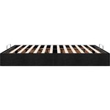  Otomanski okvir kreveta bez madraca crni 180x200 cm od tkanine | Eponuda.ba