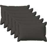  Presvlaka za jastuk 6 pcs HOUTEN Tamnosiva 30 x 50 cm Slike
