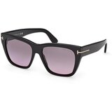 Tom Ford Sončna očala FLYNN-02 FT1343 01B Črna Cene