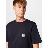 Carhartt WIP Majica mornarska / rumena / bela | Shoptok.si
