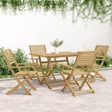 Sklopive vrtne stolice 4 kom 54,5x61,5x86,5 cm od drva bagrema | shoptok.hr