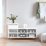  The Living Store Omarica za čevlje visok sijaj bela 102x36x60 cm inženirski les - Omarica Za Čevlje, (21485826) | Shoptok.si