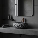 REA Bath Umivalnik na podstavku Mika Gabro Black | Shoptok.si