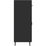  Komoda črna 69,5x34x90 cm inženirski les, (20654537) | Shoptok.si