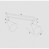  Argon 7148 - Spot svetiljka LUCINDA 2xE14/7W/230V zelena | Eponuda.com