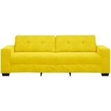 SOFA za 3 osobe Žuta 220 cm Bar&amp;scaron;un Slike