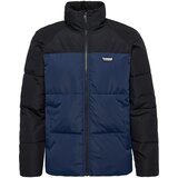 Hummel Muška jakna Hmlpuff jacket short sportswear, Tamnoplavo-crna