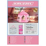 Kruzzel dječji šator dvorac ružičasti 135 x 135 x 140 cm | shoptok.hr