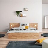 MID.YOU POSTELJA 180 cm x 200 cm , les bukev (jedrovina) | Shoptok.si