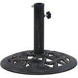 vidaXL Stojalo za senčnik črno in bronasto 9 kg 40 cm lito železo Cene