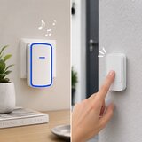  Bežično kućno zvono 230V~, kinetički taster, 100m, 38 melodija | Eponuda.com