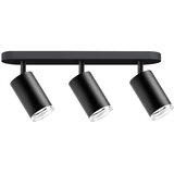  LED RGBW prigušiva kupatilska ugradna spot lampa TURYN 3xGU10/6W/230V IP44 crna | Eponuda.com
