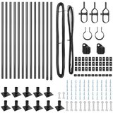  Set stupova ograde Set od 13 Siva Beton 3.2 x 3.2 x 50 cm | shoptok.hr